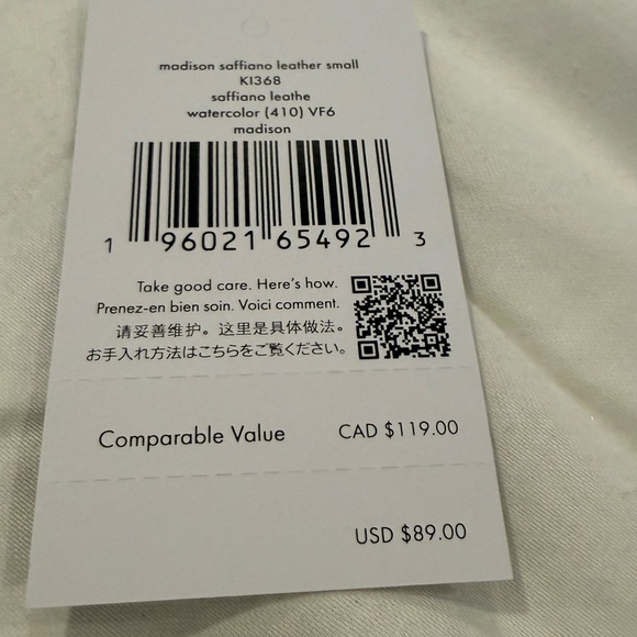 Kate Spade Light Blue Card Holder NWT - Picture 10 of 10